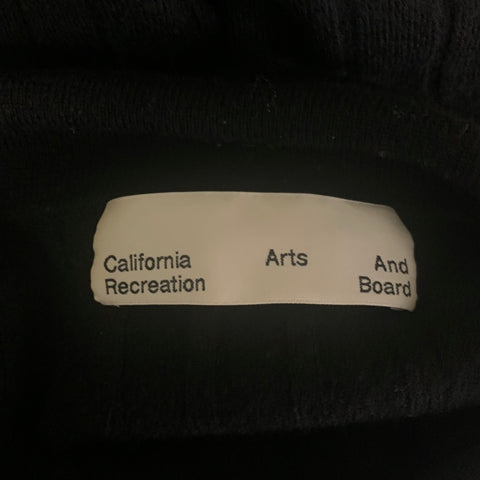 CALIFORNIA ARTS Size L Black Wool Knit Button Up Sweater Womens