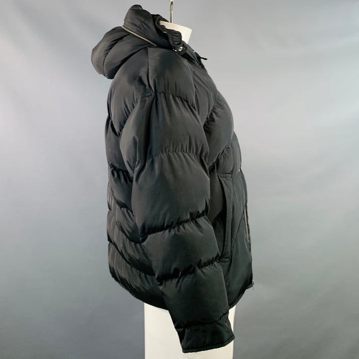 RANDOM IDENTITIES Size L Duvet Puffer Black Polyester Oversized Padded Jacket
