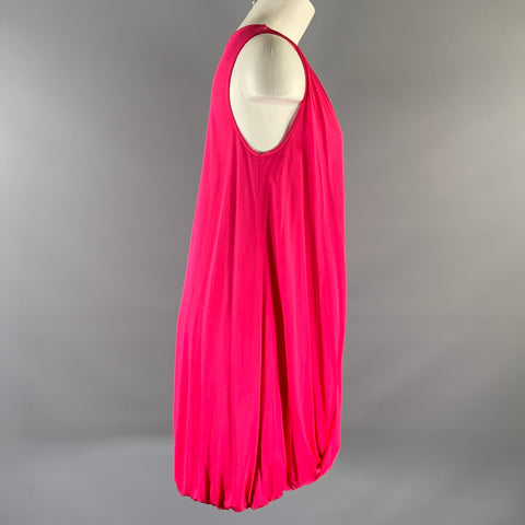 ALICE + OLIVIA Size M Pink Viscose  Silk Sleeveless Dress