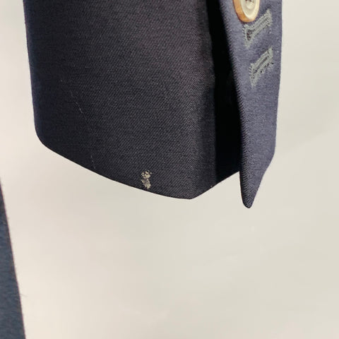 PAUL SMITH Size 36 Navy Wool Single Breasted Slim Fit Notch Lapel Suit
