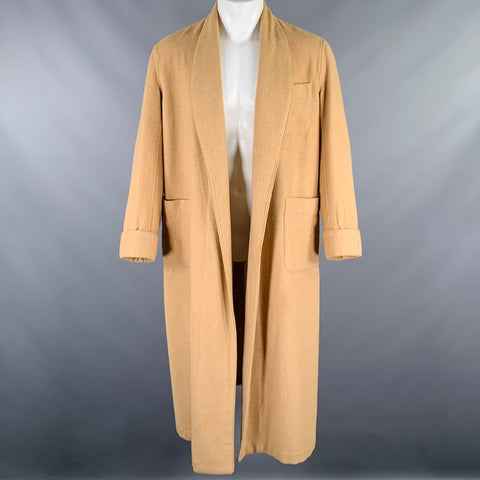 Peignoir col châle en poil de chameau POLO by RALPH LAUREN, taille S