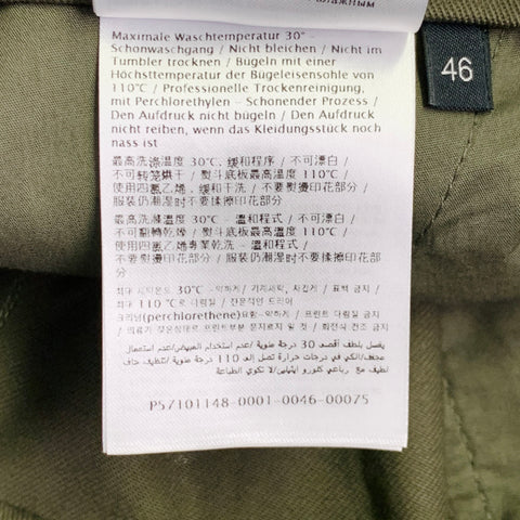 VALENTINO Size 30 Olive Neon Cotton Cargo Pockets Casual Pants