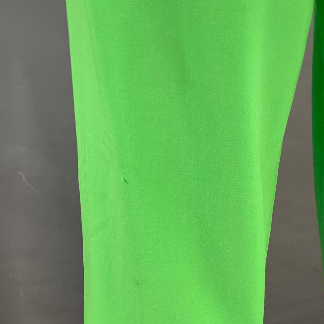 RALPH LAUREN COLLECTION Size 4 Green Lime Wool Blend Pleated Dress Pan –  Sui Generis Designer Consignment