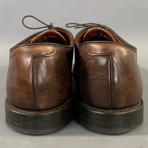 ALLEN EDMONDS Size 11.5 Brown Leather Oxford Lace Up Shoes