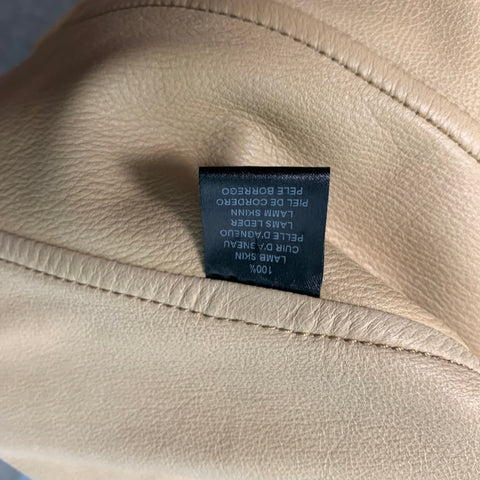 SPURR Size L Camel Suede Epaulettes Jacket