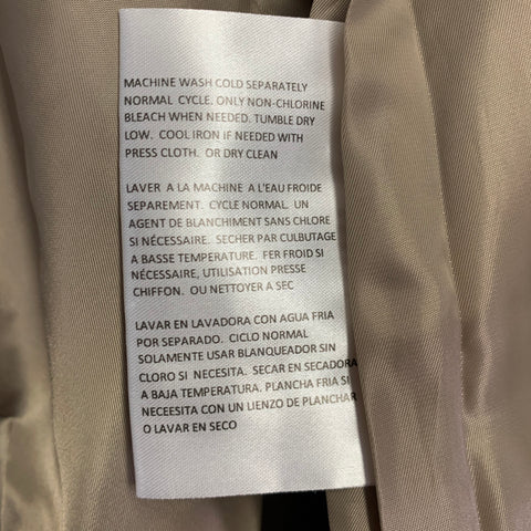 MICHAEL by MICHAEL KORS Size L Beige Polyester Hooded Jacket