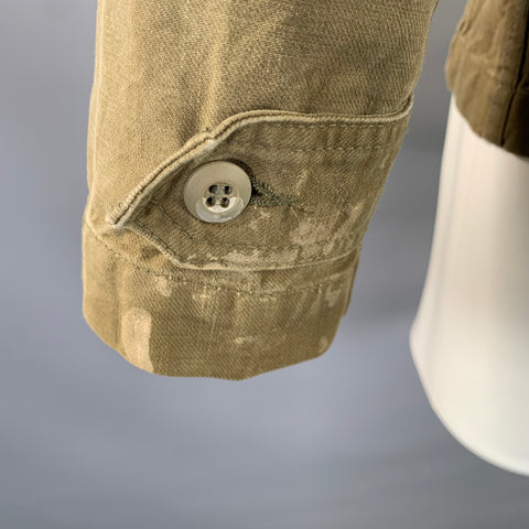 PRPS Size M Green Olive Wash Cotton Military Jacket