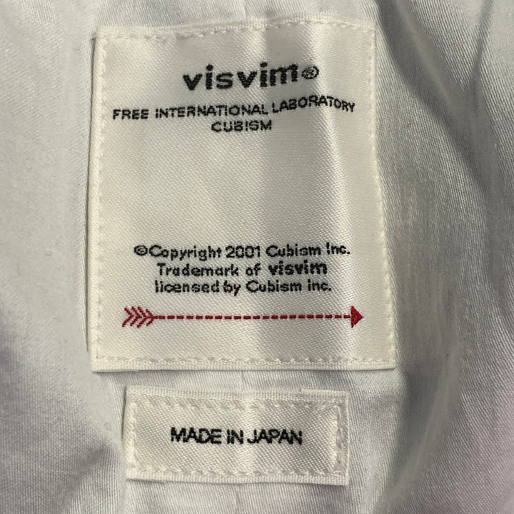 VISVIM Size L Dalton Slacks Black Wool Linen Tapered Zip Fly Dress Pants