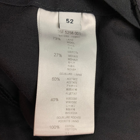 GIVENCHY Size 36 Black Wool Blend Zip Fly Dress Pants