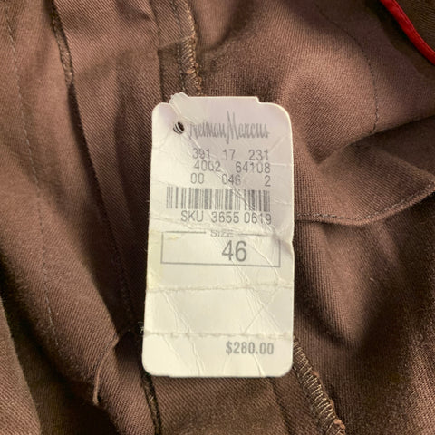 PRADA Size 30 Brown Flat Front Casual Pants