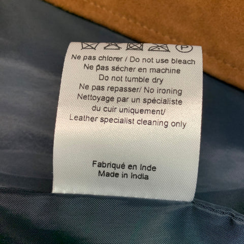 OCTOBRE Size XS Brown Goat Suede Worker Jacket