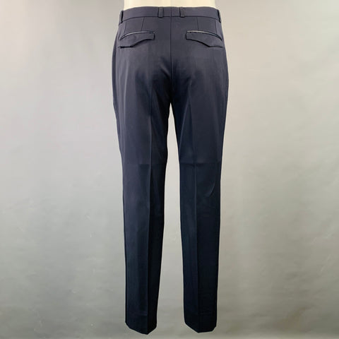 BURBERRY PRORSUM Size 40 Navy Wool Notch Lapel Tuxedo