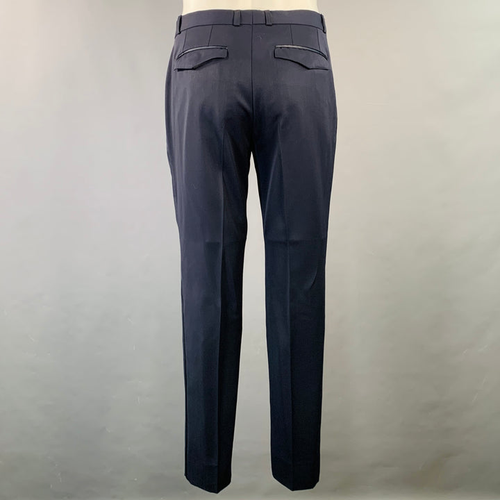 BURBERRY PRORSUM Size 40 Navy Wool Notch Lapel Tuxedo