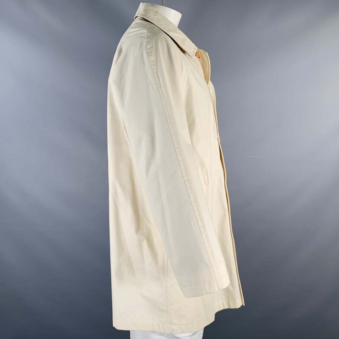 BURBERRY LONDON Size 42 Beige Cotton Raglan Coat
