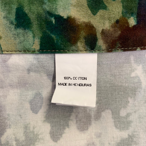 SID MASHBURN Size L Green Brown Camo Coated Cotton Worker Jacket