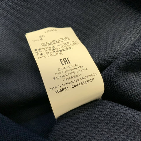 PAUL & SHARK Size M Navy Cotton Button Up Long Sleeve Shirt
