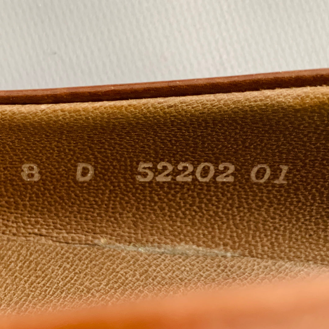 BALLY Size 8 Brown Penny Loafers