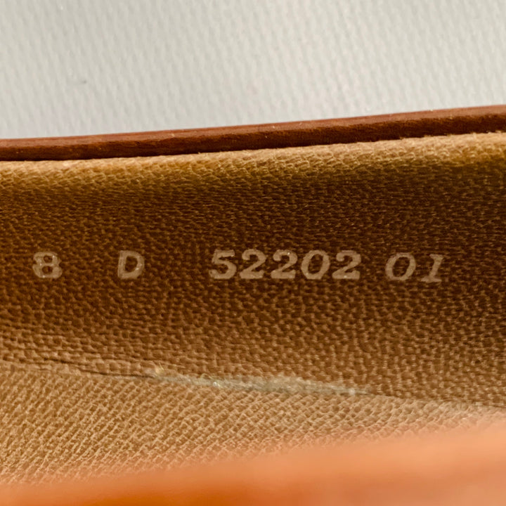 BALLY Size 8 Brown Penny Loafers