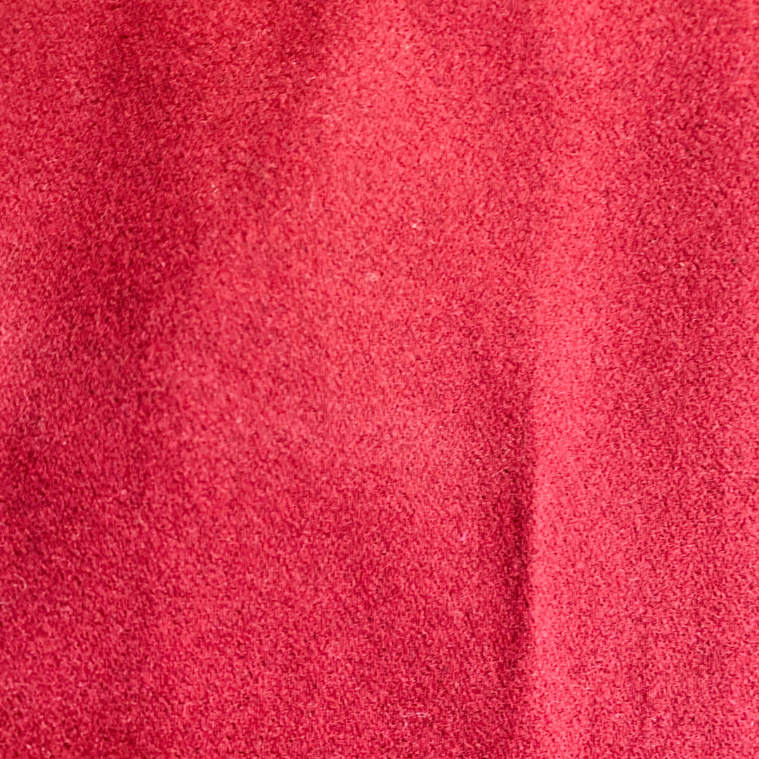 RUE SOPHIE Size M Burgundy Wool Blend Strapless Top Pencil Skirt Set