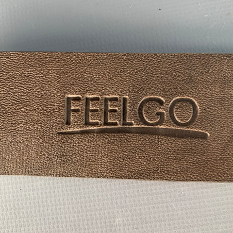 FEEL GO Size 32 Brown Tan Leather Belt