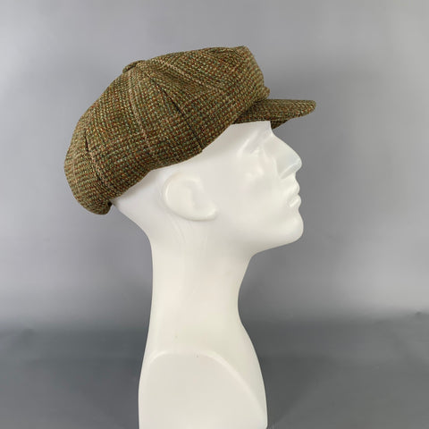 SKYE WEAVERS Size XL Green Brown Woven Virgin Wool Hats