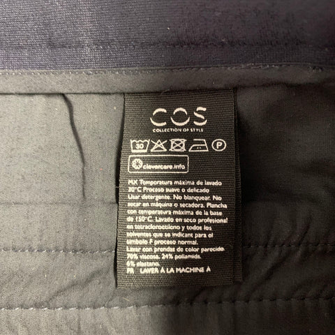 COS Size 30 Navy Rayon Blend Zip Fly Casual Pants