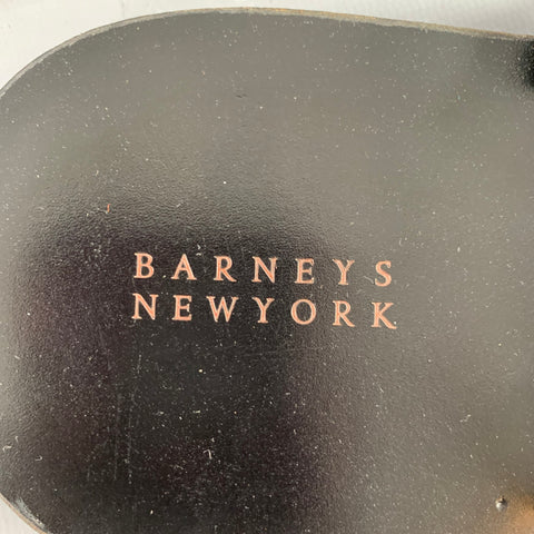 BARNEYS Size 10 Black Strap Sandals