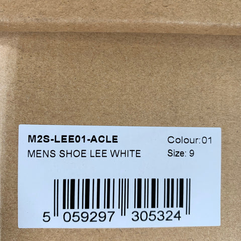 PS by PAUL SMITH Size 10 White M2S LEE01 ACLE Leather Sneakers