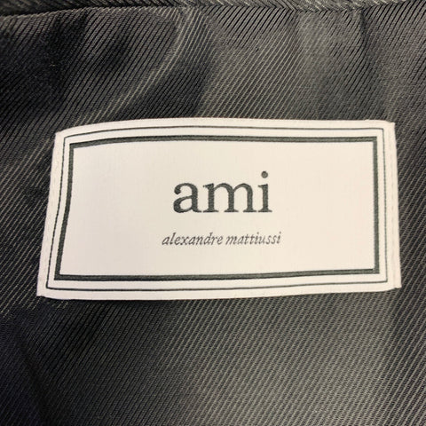 AMI by ALEXANDRE MATTIUSSI Size 40 Grey Wool Notch Lapel Sport Coat