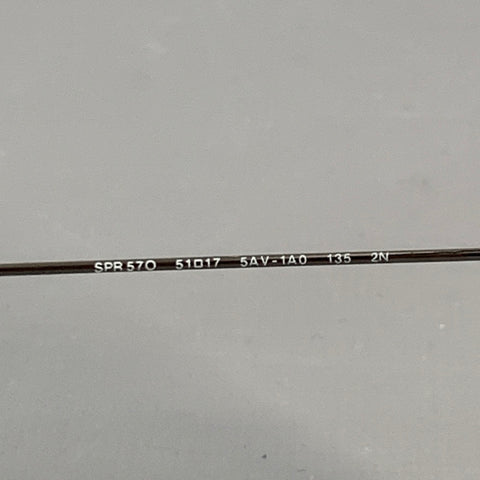 PRADA Lunettes de Soleil Semi-Cerclées Carrées en Métal Argenté