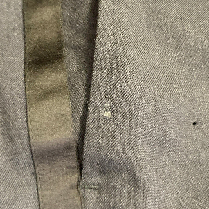 DOLCE & GABBANA Size 34 Charcoal Wool Blend Zip Fly Dress Pants