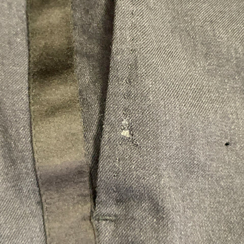 DOLCE & GABBANA Size 34 Charcoal Wool Blend Zip Fly Dress Pants