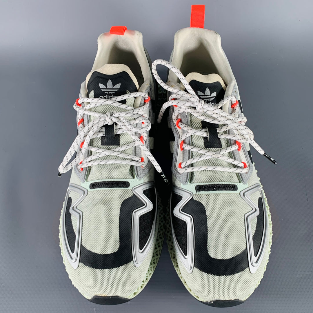 ADIDAS Size 11 Green Black Nylon Lace-Up Sneakers – Sui Generis Designer  Consignment
