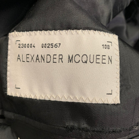 ALEXANDER MCQUEEN Taille 38 Veste de sport en mélange de polyester noir