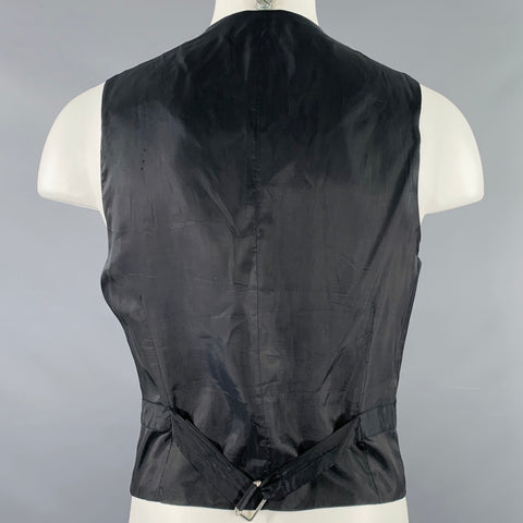 J.LINDEBERG Size M Black Single Breasted Vest