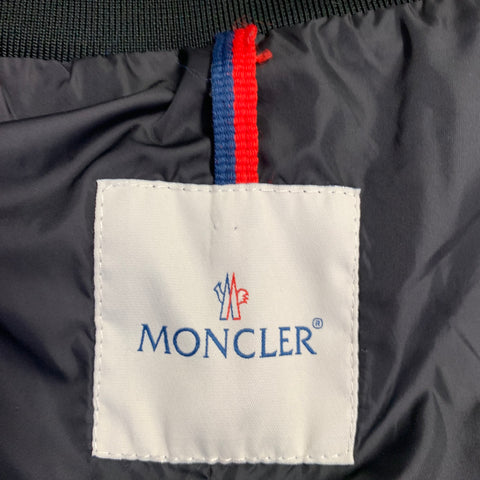 MONCLER Size XXXL Black White Polyamide Jacket