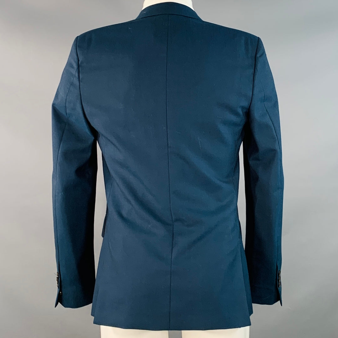 MARC JACOBS Size 38 Navy Wool Notch Lapel Sport Coat