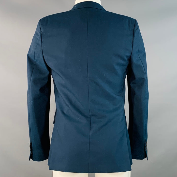 MARC JACOBS Size 38 Navy Wool Notch Lapel Sport Coat