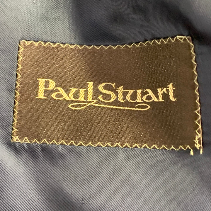 PAUL STUART Size 40 Green Silk Cashmere Single Breasted Sport Coat