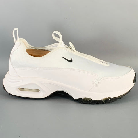 COMME des GARCONS HOMME PLUS Size 9.5 Sunder White Neoprene Runner Sneakers