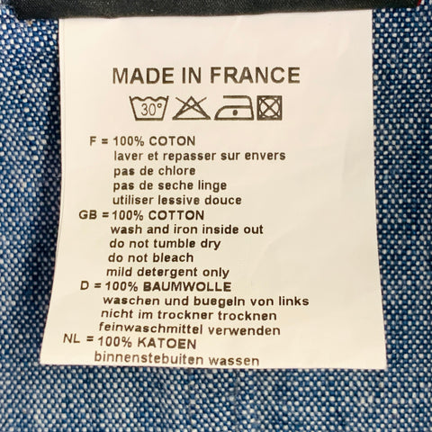 VETRA Size 44 Blue Heather Cotton Chore Jacket