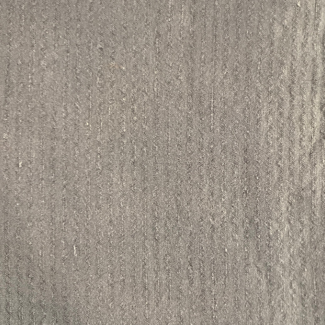 MICHAEL BASTIAN Size 32 Grey Seersucker Cotton Tapered Casual Pants