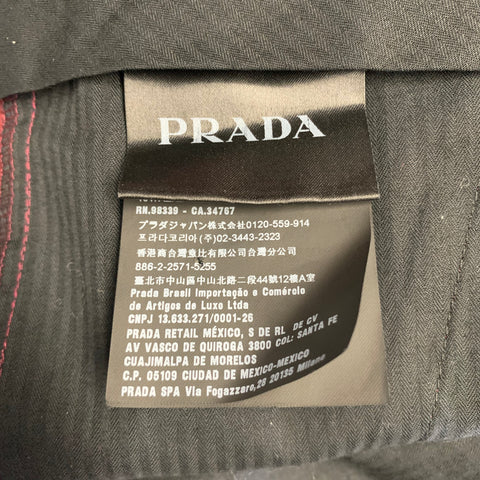 PRADA Size 34 Burgundy Cotton Blend Zip Fly Dress Pants