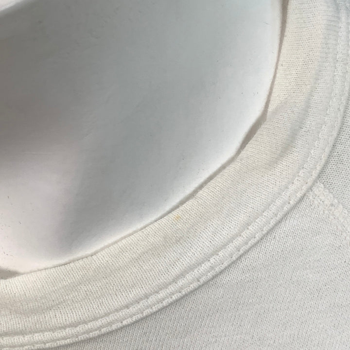JAMES PERSE Size S White Cotton Crew Neck Sweatshirt