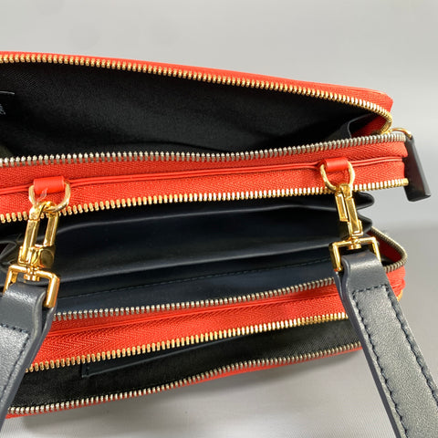 WANT LES ESSENTIELS DE LA VIE Red Navy Color Block Bag
