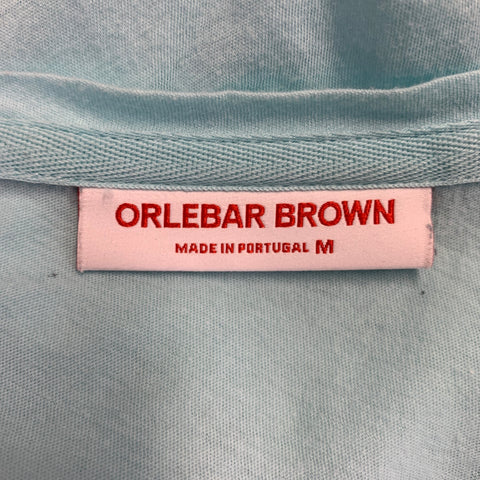 ORLEBAR BROWN Size M Blue Jersey Short Sleeve T-shirt