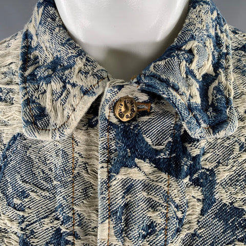 Veste en jean vieilli LOUIS VUITTON FW 2022