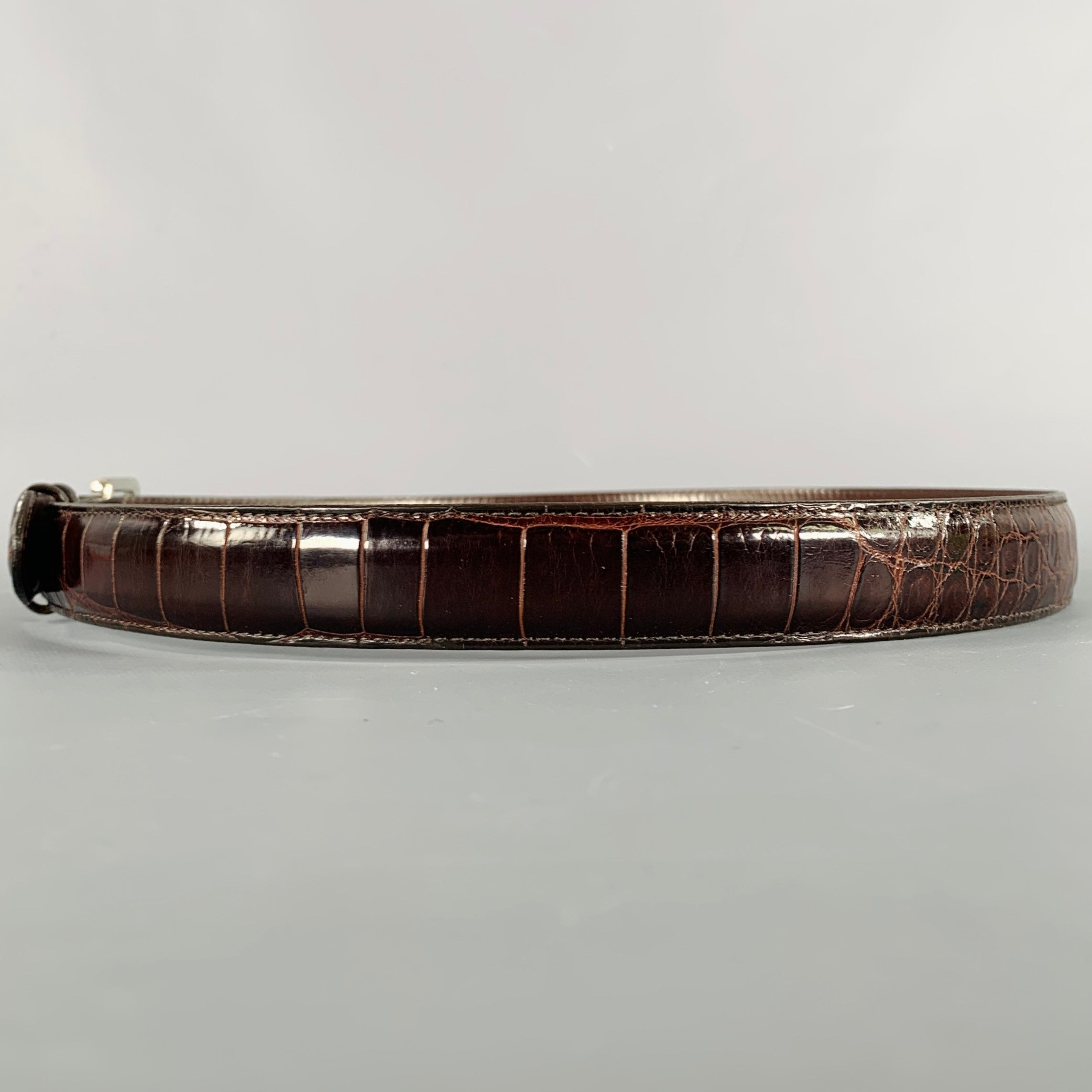 coach alligator belt