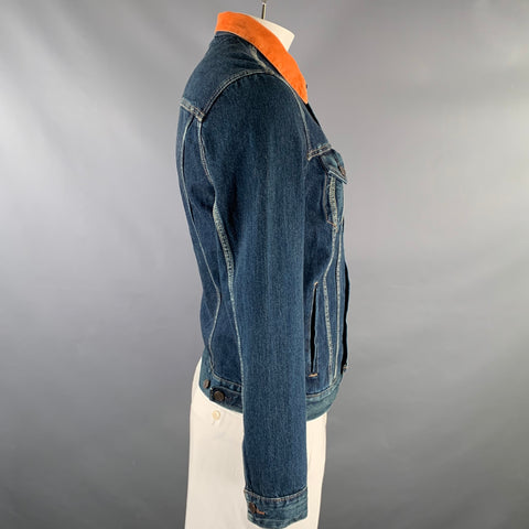 LEVI STRAUSS Size M Navy Denim Classic Jacket