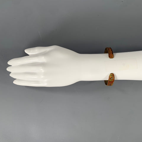 MAISON MARGIELA Brass Oxidized Metal Cuff Bracelet